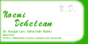 noemi dehelean business card
